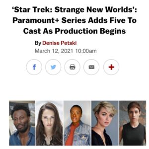 Celia Rose Gooding Instagram - ✨🖖🏾✨
•
Catch me on The Enterprise!! 🛸
@startrekonpplus #strangenewworlds