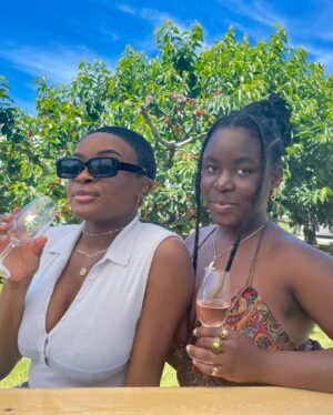 Celia Rose Gooding Instagram - white water/wine country :)