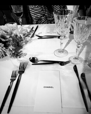 Cemre Ebüzziya Instagram - Thank you Chanel for having me again at the 74th Berlin Film Festival opening dinner. 
Such a pleasure celebrating cinema with kindred kind souls, meeting gifted human beings from all around the globe. 
Prost to my CC family, what a beautiful Valentines Day it was. 
@chanelofficial @madeleine_ablc @chriseeh @anaiszunk @yvi_lynn @berlinale @boroscollection