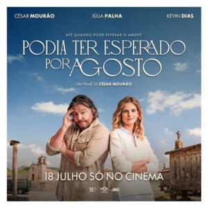 César Mourão Instagram - “Podia ter esperado por Agosto” 

Aqui está o nosso cartaz. Espero-vos no Cinema. 

#313features 
#podiateresperadoporagosto 
#cesarmourao
#cinemaportugues
#estreias
#comediaromantica
#soajo
#arcosdevaldevez
