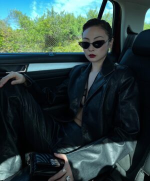 Chacha Huang Instagram - On the way to @fic_cat con Societat Negra.
Inauguración y competencia oficial.
@tb.ramon @segarrafilms 
Styled by @_freddyalonso 
Team @merakiagents