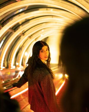 Chacha Huang Instagram - Presenting @onthegofilm in Paris @cheriescherisparis with my lovely director @juliadecastro___ 

Merci beaucoup @diorbeauty @jr_queiros
Shining in @bimbaylola @iriavalinho_ 

📷 @emiliarosario_ @heliosgraphie
