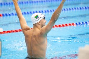 Chad Le Clos Instagram - 2012 Olympics - @chadleclos92  wins gold in 200m Butterfly

2023 AP Race International - he returns to the LAC after 11 years to win the Men’s 100m Butterfly. 

#APLondon