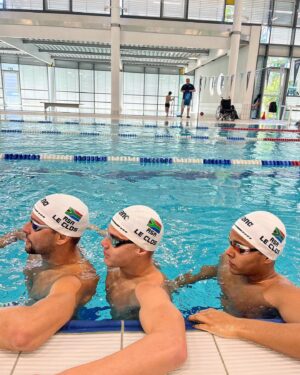 Chad Le Clos Instagram - 3 “chads” is dangerous 🔥 we coming for you all 👑 #teamwork #CleC #3amigos