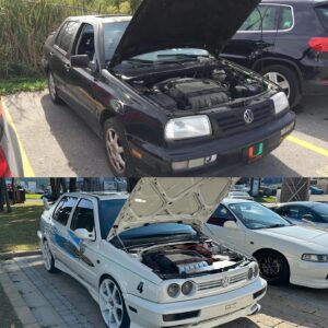 Chad Lindberg Instagram - Today is a special day… The 7th anniversary of my Jetta’s ownership… 
Here’s a before and after using the very first pictures i’ve taken of it and pictures taken few minutes before making this post.

Last week, an Idea came to @chadlindberg and I … Something that true @thefastsaga fans would enjoy even more than the last few movies… Something that would put the #BringbackJesse Jetta back into the spotlight… 
Stay tuned 🫡

#fastandfurious #mk3jetta #volkswagen #modernimage #liquimoly #chadlindberg #universal #modfind #könig #wingswest #jalopnik