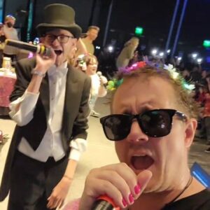 Chad Lindberg Instagram - Don't Stop Believing ✨️ Here's looking at you #SPNSF!! #supernatural #SPNFamily 🕶❤️‍🔥