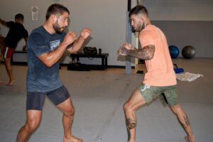 Chad Mendes Instagram - Throwback to me and my boy @cody_nolove prepping for upcoming fights! So crazy that this was already almost 7 years ago!! 🤯

#hardworkpaysoffs #grind #nonstop #lifelongjourney #mma #ufc #training #throwback #codynolove