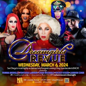 Chad Michaels Instagram - March promises a lot of love, inspiration, and Drag Excellence. 
Please join us at @urbanmos and The @dreamgirls_revue to fulfill all your delusions of grandeur💝💘💖❤️‍🔥

Reservations Available at:
Urbanmos.com/Dreamgirls

#dreamgirlsrevue #urbanmos #sandiegodrag #mosuniverse #celebrityimpersonator #sandiegonightlife #hillcrestnightlife #hillcrestsandiego #sandiegoartist #sandiegodragqueen #sandiegoeats #sandiegoentertainment #sandiego #sandiegodrag #sandiegotourism #rupaulsdragrace #chadmichaels #mosgirls #drag #dragqueen #sandiegoevents #dragqueensofinstagram #dragshow #sandiegofun #sandiegocabaret #sandiegoqueens #2024