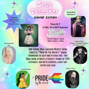 Chad Michaels Instagram - Join us at The @bellyuptavern 3/7 for some Disney and FUNDY raising for @pridebythebeach and @nclgbtqresourcecenter !!
BELLYUP.COM