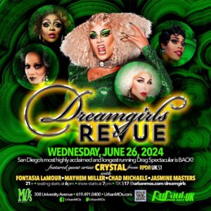 Chad Michaels Instagram - June is upon us and The @dreamgirls_revue has the table all set for a stellar month of shows!! 
All you can EAT!!
Check out our lineup and make your reservations at:
Urbanmos.com/Dreamgirls