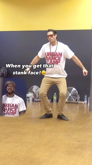 Chadd Smith Instagram - Best compliment as a street dancer? Gotta be that stank face! 😫 Especially when it’s from the goat @officialtighteyex 🤘🏼😎