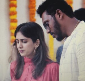 Chandini Chowdary Instagram - Happiest birthday Sandeepu. You’re the kindest and truest friend I’ve had the good fortune to blindly trust. Thank you for everything. Love you always ♥️ these pictures represent how you’re always there as a friend beside me and guiding me when required from behind me.