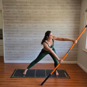 Chanon Finley Instagram - These sticks support me and challenge me all at the same time! It's always a good day to play and explore movement with my @stickmobility sticks! 

Brand new GUIDED Stick Mobility workout focusing on ROTATIONAL STRENGTH releases on my YouTube channel May 11th. This type of training is important for everyone, but essential for any athlete! 

Subscribe today!
