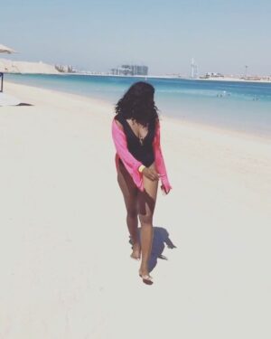 Charity Awoke Instagram - From Swimming Pool to Ocean😋.