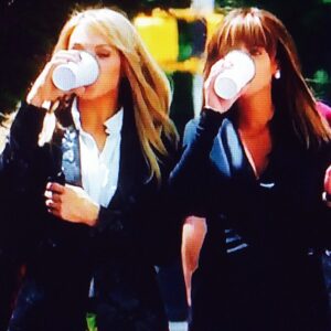 Charity Shea Instagram - Coffee addict twins @denisevasi we need to STOP!