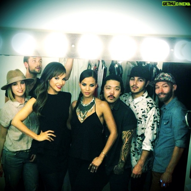 Charity Shea - 479 Likes - We took one for the team and all bunked up in the same dressing room! @denisevasi @makeupbyheith @davenmayeda @sarahuslan @aarontheking and friends!!