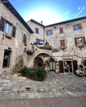 Charlene Amoia Instagram - Doors and stairs and roads to somewhere…  Te amo Assisi.
This spiritual place to be.
#assisi #stairs #doors