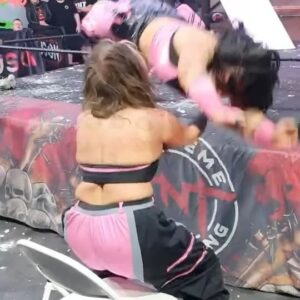 Charli Evans Instagram - Video by @ellie.w.burns of Charli Evans taking out Emersyn Jayne.
- TNT Thrill Kill 6/2/2024

#Deathmatch #deathmatchwrestling #ultraviolent #unfnbelievable #prowrestling