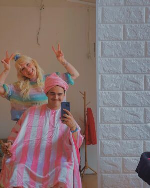 Charlie Gillespie Instagram - pink is a trip🌸🦄🏄🏼‍♀️🎆🎀💕