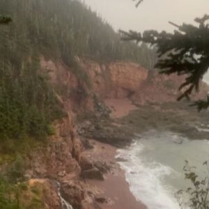 Charlie Gillespie Instagram - Chignecto Loop in two days - it rained, it snowed, was muddy up past my shoes and I over packed like a doofus 🥲 couldn’t be happier