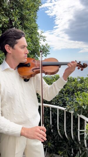 Charlie Siem Instagram - Paganini’s ghost is ever present on the coast near Nice….