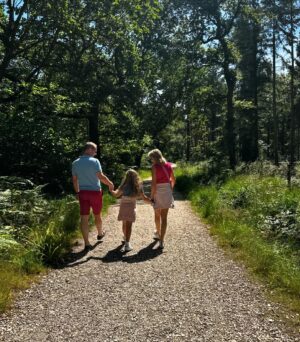 Charlotte Hawkins Instagram - Beautiful Beaulieu! What a wonderful weekend on the water… stunning sunsets and awesome views, a few miles to take it all in as we walked to the village & back admiring the wildlife along the way.. then messing about on the river with a bit of paddleboarding - I decided not to risk standing up for too long after I spotted the jellyfish! 🪼😱 And cheers at the end of an action-packed weekend! 🍻 Hope you had a good one too xx