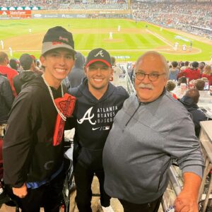 Chase Chrisley Instagram - Great game with better people! Go braves! @theleewhite @betheboo @madisonbrainard @graysonchrisley
