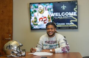 Chase Young Instagram - Blessed and Highly Favored!🙏🏽 #WHODAT⚜️ #WeGoneSee‼️