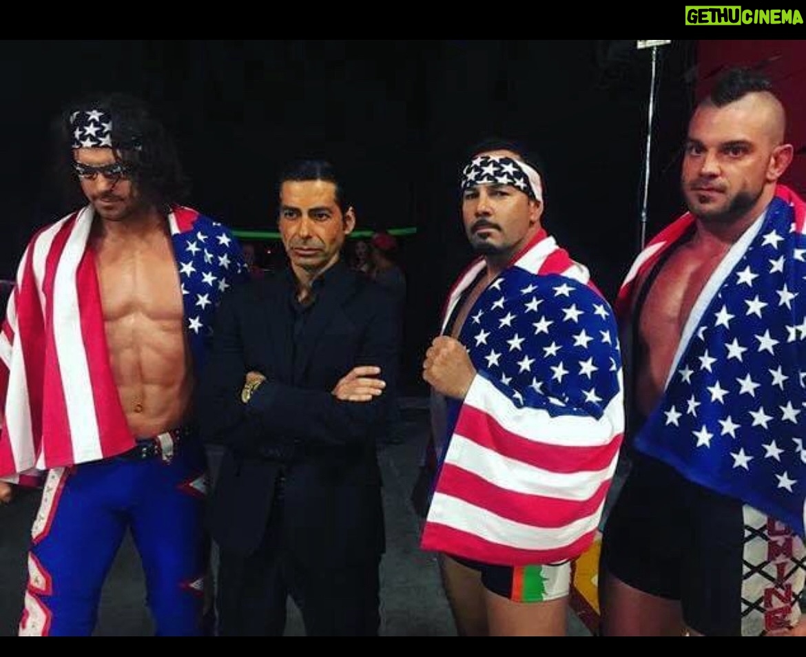 Chavo Guerrero Jr. - 2.3K Likes - Happy 4th of July from your @luchalibreaaa inaugural trios champions. @johnhennigan @briancage @luis_fernandezgil 🇺🇸💥🍺🌭😎 🍔 #aaatrioschampionship #luchalibre #guerrerostrong