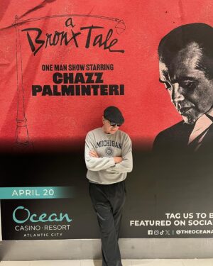 Chazz Palminteri Instagram - Another SOLD OUT Show at Ocean Casino in AC - 3000 people waiting to see the original Show that made it all happen. #abronxtale #lifelessons #lifequotes