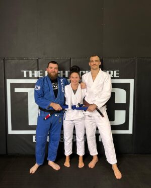 Chelsea Hackett Instagram - Blue Belt 🥋

Stoked to receive my blue belt today with my @thefightcentre_brisbane family. A long 6 year journey between belts, my own fault for not getting in a gi and grading sooner lol. If anything it was becoming a secret party trick 😉

Thank you @neekoy & @benjohnston_tfc for your constant guidance and support. Onto the next! 

OUSS 🤝🏼