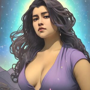 Chelsea Rendon Instagram - Had to jump in this trend because it looked so cool! And I am obsessed with my looks! I am a warrior goddess princess chingona! 

#aiart #superhero #goddess #actionfigures #marvel #dc #chingona #warrior 💃🏻💪🏽