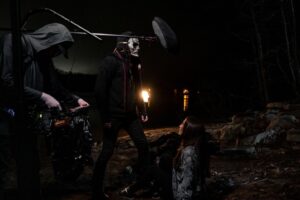 Chelsea Vale Instagram - Behind the scenes of @burial_ground_massacre! Keep your eye out! It’s going to be epic! 📸- @davidapuzzophoto