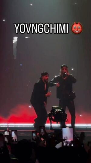 Chente Ydrach Instagram - @yovngchimi llega al choli de @badbunnypr puñetaaa!!!

🎥: @elconciertologo