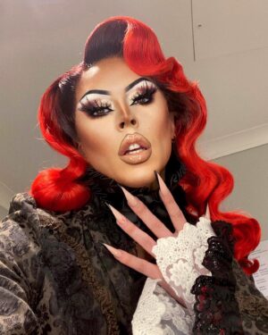 Cherry Valentine Instagram - baby, are you coming for the ride? 💋
queerness is taking over the world, and it’s about damn time. 

Hair @benjaminpaulhair @howsyourheadwigs