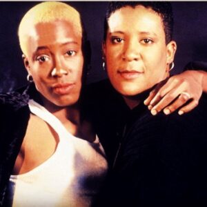 Cheryl Dunye Instagram - Throw back Thursday! Cheryl and Valarie in THE WATERMELON WOMAN! Can you believe it was almost 30 years ago? So happy we got to hang and catch up! And it might be time for a Watermelon Woman 2? Send your ideas please. Who knows what could happen! @primefactor123 @sohohouse @watermelonwomanfilm @criterioncollection