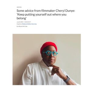 Cheryl Dunye Instagram - Thank you @npr for a wonderful conversation! Check out my interview on their site, link in bio.