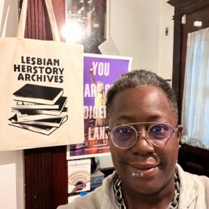 Cheryl Dunye Instagram - I’m back at my old haunts doing research for an exciting new project! 

The Lesbian Herstory Archives is home to the world’s largest collection of materials by and about Lesbians and their communities. There are some treasures here! Definitely coming back 🗽

@lesbianherstoryarchives