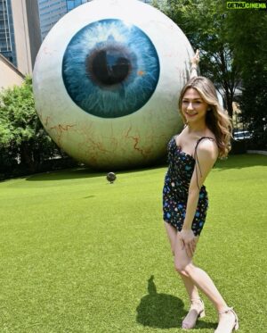 Chester Rushing Instagram - 🥳 Celebrating our 7th anniversary at the Giant Eyeball of Dallas!
We were thrilled to get a private tour & actually walk on the lawn, something not usually allowed! This made our day even more special.
Ava & I had an amazing time together. ❤️

Thank you to the Security Team @thejouledallas for keeping us safe during our stay. 

#Anniversary #Dallas #SpecialMoment #grateful