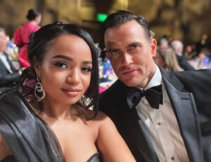 Cheyenne Jackson Instagram - Max & Randi after dark.  @callmekatfox
