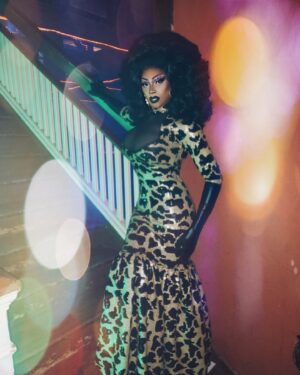 Chi Chi DeVayne Instagram - Another great night @centralstationshreveport  thanks @zazagigante for the pic and @omazingdesigns for my lovely gown @ashleiiman hair