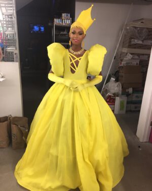 Chi Chi DeVayne Instagram - 💛 #rpdr #chichidevayne #bayouprincess #rpdr8 #louisianadrag🐊 👗 by me🤔