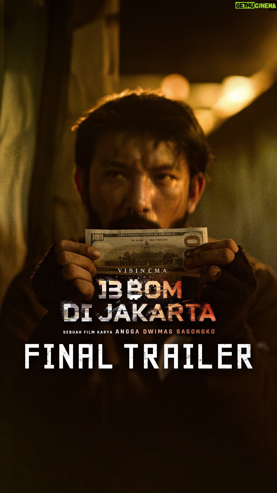 Chicco Kurniawan - 12K Likes - ‼️PERMAINAN DIMULAI HARI INI, KE BIOSKOP SEKARANG JUGA‼️
13 Bom di Jakarta akan meledak di seluruh bioskop Indonesia. Cek bioskop terdekatmu dan beli tiketnya sekarang!
#13BomdiJakarta
#13BomdiJakartaFilm
#SedangTayangdiBioskop