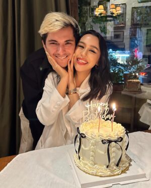 Chinawut Indracusin Instagram - THEN vs. NOW 🤣

Happy Birthday to this extraordinary woman. It’s incredible to see you grow every year in all aspects of your life. I cant tell you how PROUD i am of you. Im so thankful to be in your life and take this journey we call “life” together. Wish you nothing but the BESTEST of everything baby. Have a wonderful, happy, productive and successful year krub! I love you baby! @lilyypantila 

PS Next year we’ll celebrate in OUR new home na. ❤️❤️❤️