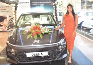 Chirashree Anchan Instagram - Unveiling the new Hyundai VERNA!