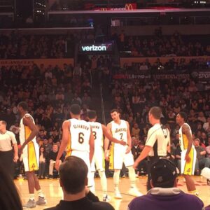 Chloe Arrowsmith Instagram - At the game ...Courtside 🏀🏀🏀🇺🇸 #Lakers