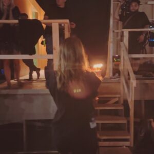 Chloe Farnworth Instagram - Wrapped on my b day! Such a fun project to be apart of!! 🥹❤️🎬💋