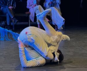 Chloé Leenheer Instagram - European premiere ‘Algorithm ocean true blood moves’ by the French-Caribbean artist Julien Creuzet. This work focuses on the muscle memory of movements and gestures passed down through generations of the African diaspora, now reconnected through social media. @hartwigartfoundation
