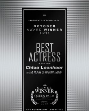 Chloé Leenheer Instagram - Wow! This is so exciting! I won Best Actress – Feature Film in Palm Springs, California 🎞🎖🎭

Last year, I played the lead role in “Het hart van Hadiah Tromp”. You can see her above. (Swipe) I trained hard... because she was in the Navy, also sang ska songs, and I cut off meters of hair. Sometimes my feed seems all about photography.. 
I notice many people can't place the fact that I’m both an actress and a photographer. This mainly applies to people who don’t know me. They assume photography is just a hobby... or vice versa. Or, worst of all, that I no longer want to be an actress. I often feel awkward saying that’s not true... It’s the boxed-in thinking that limits so many beautiful things. Of course, I do have a focus. During the filming of “Het hart van Hadiah”, I didn’t take on any photo jobs. So, I’m not on set with a camera and my Instagram naturally focuses more on photography. I must admit, I take really bad iPhone shots. 
I hope you do what you want to do and don’t let others limit you because of their opinions. 

With strength & hard work, you can TRULY do anything you want.
And of course, I’m very grateful!