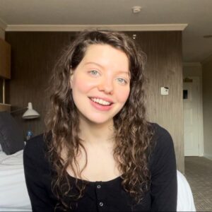 Chloë Levine Instagram - POV watching y’all donate to and share the BLOOM campaign 🌸💙

We are a week in! Let’s keep going! I’m so happy, thank you! 

Also, BLOOM is fiscally sponsored by @nywift making all donations tax deductible! 👀👀